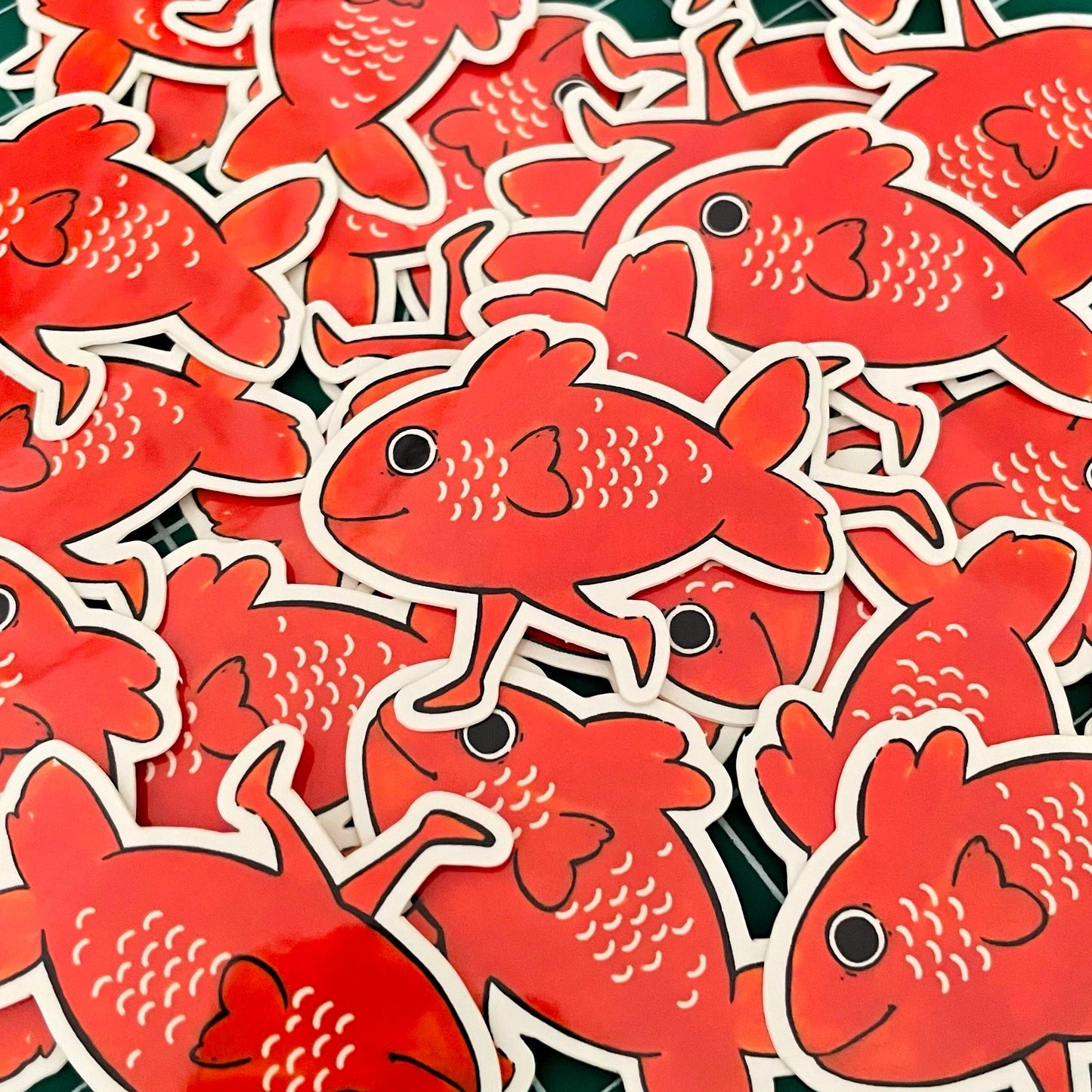 Fish guy sticker