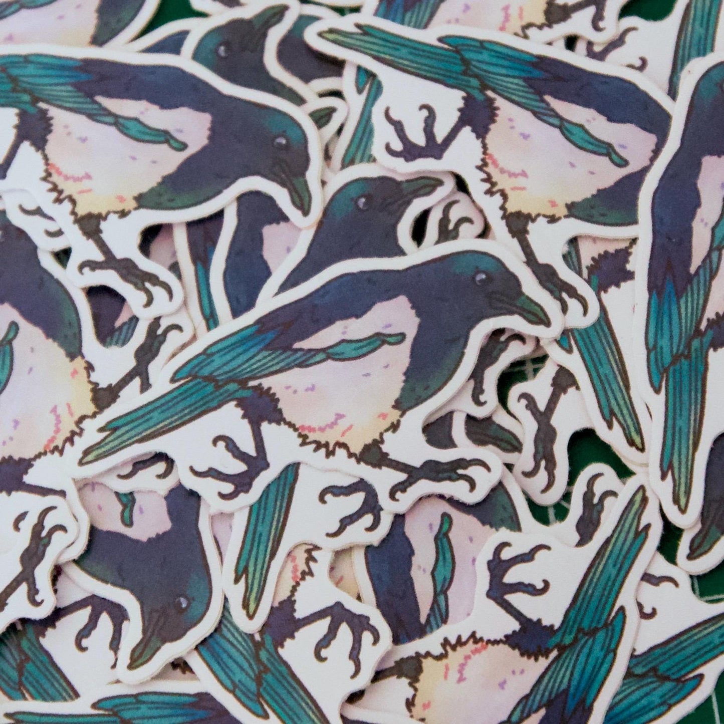 Pack of 3 bird stickers