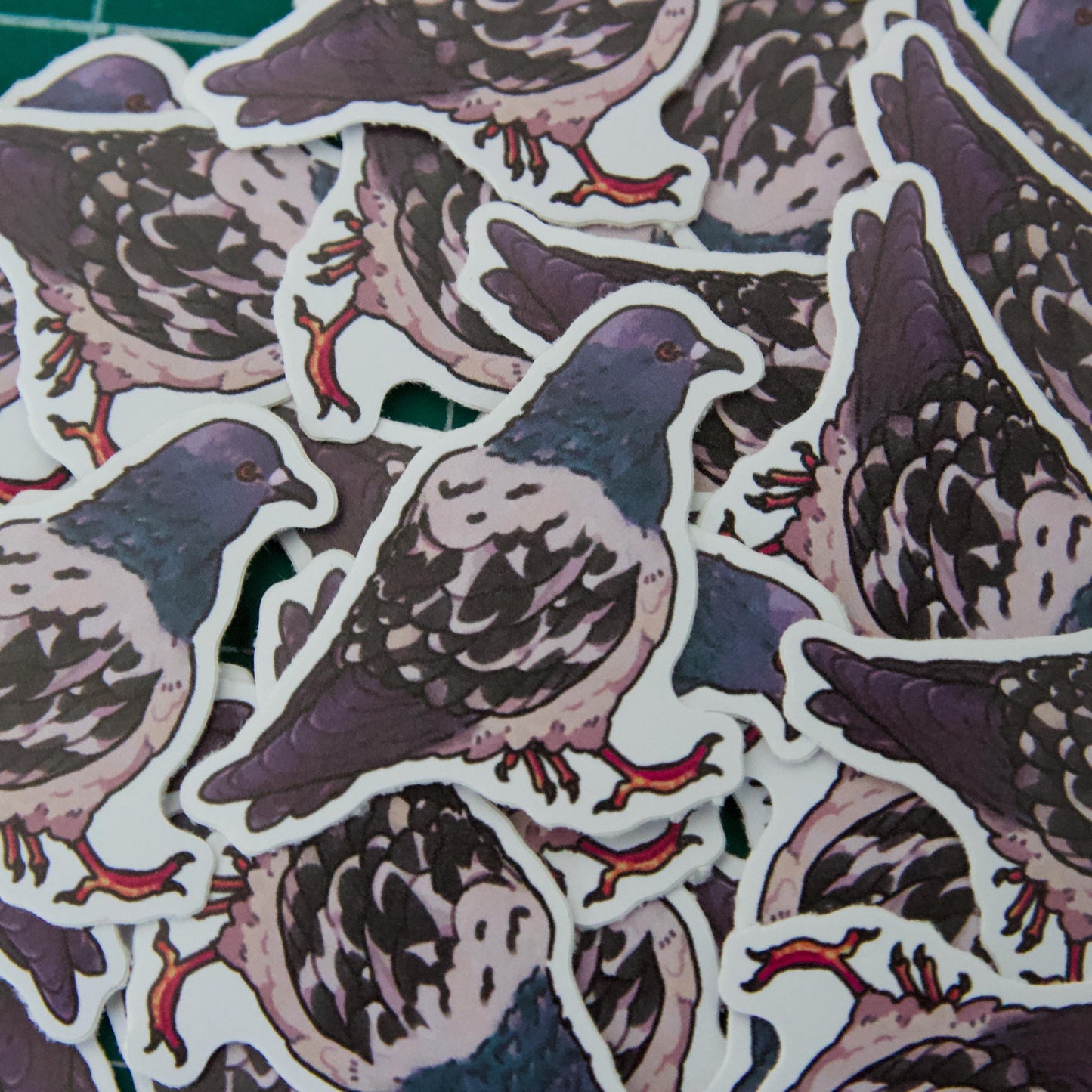 Pack of 3 bird stickers